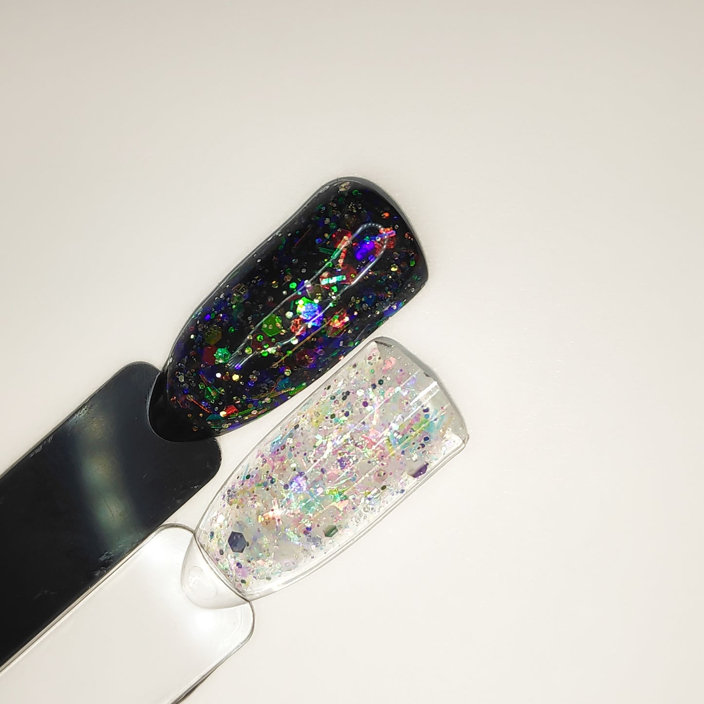 Funfetti glitterlust uv led glitter gel swatch