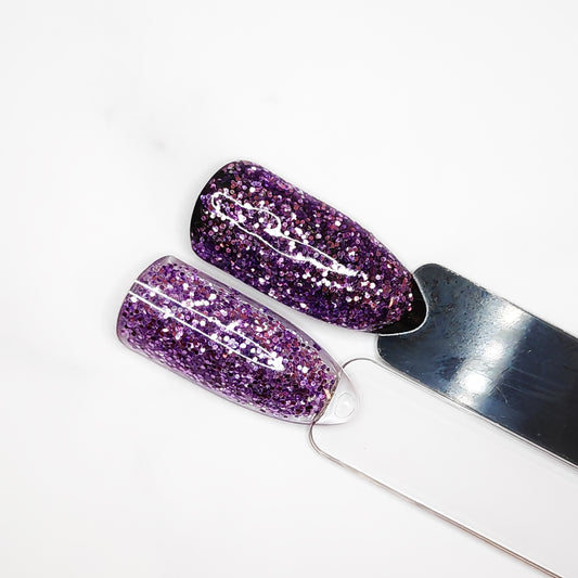 Lilac Glitter Gel